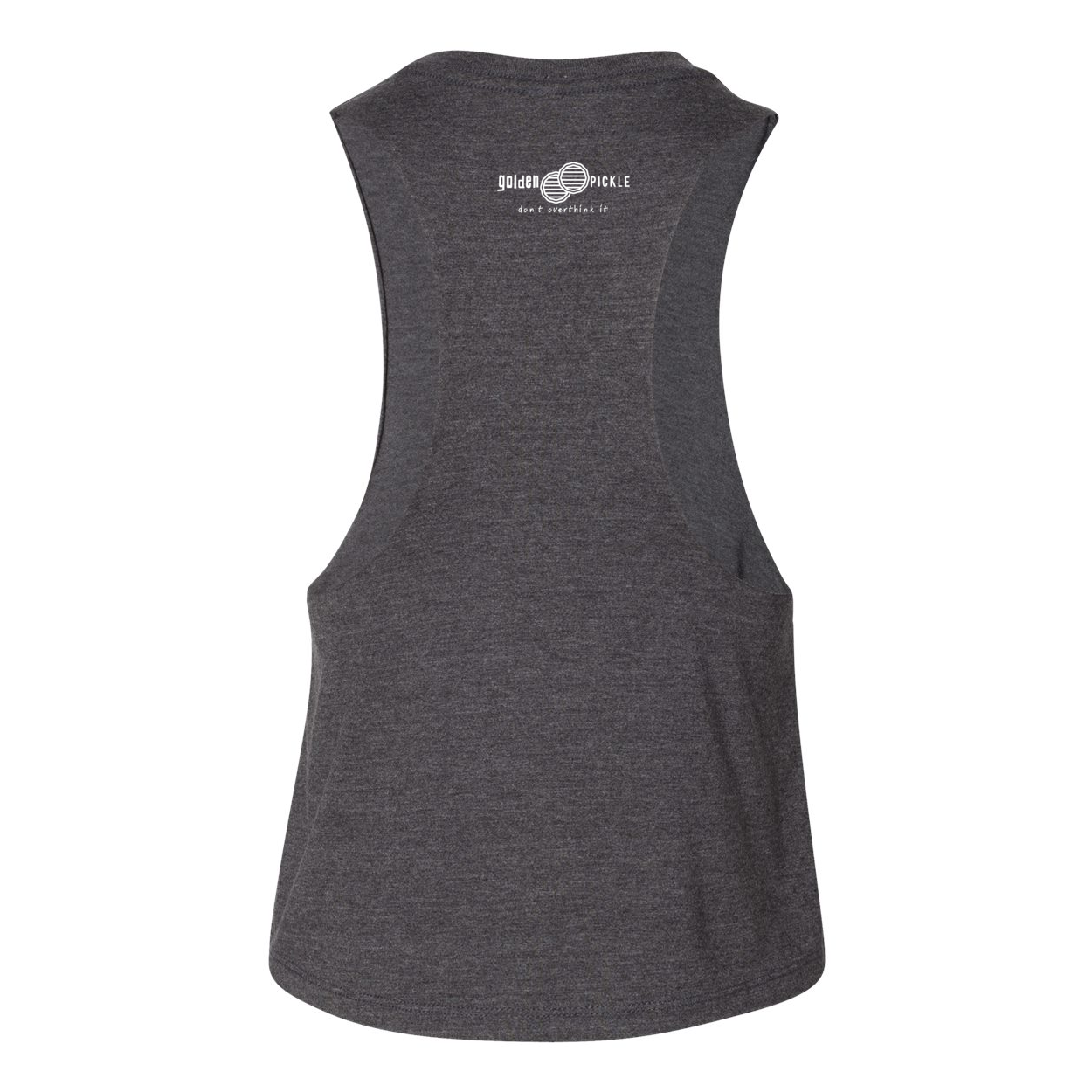 Skully Think It Women's Racerback Cropped Tank