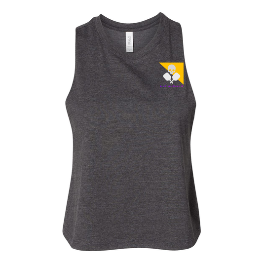 Skully Think It Women's Racerback Cropped Tank